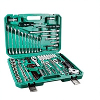 Juego de Herramientas Automotrices de Grado Industrial y Estándar, 46-216 Piezas, Juego de Llaves de Tubo CR-V, Caja de Herramientas para Reparación de Garajes, Venta al Por Mayor, Personalización OEM