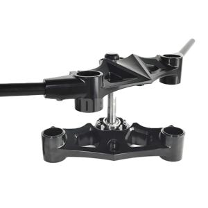 Ammortizzatori di Sterzo in Alluminio Nero INCA per Moto VRSCB <span class=keywords><strong>V</strong></span>-<span class=keywords><strong>Rod</strong></span> VRSCD Night - Stabilizzatori a Tripla Forcella Modificati - Product Image 1