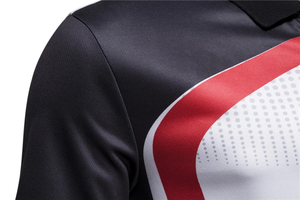 Été Nouveau Style Hommes Polo à manches courtes Sublimation Imprimé Lapel Collar Tee Basketball Training Sport Top - Product Image 4