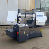 Scie à ruban HW G4230Z avec moteur à tension hydraulique 5,5 kW pour la découpe de métaux et les applications d'angle de rotation