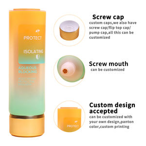 Tube à double compartiment en forme de pétale personnalisé avec bouchon à vis pour usage cosmétique - Stockage de crème - Product Image 4