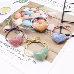 wholesale heart shaped elastic decorative fitness rubber band