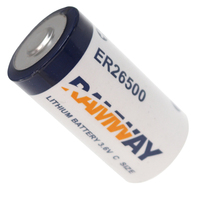 Batterie lithium-ion CKXIC ER26500 3,6V 9000mAh 240A Entrée AC/DC Montage sur panneau Internet des objets Compteur de gaz intelligent