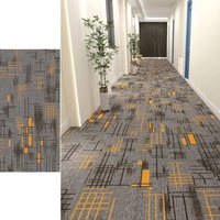 Tapis mural à poils moyens, tissé et tufté, résistant aux taches, adapté aux animaux domestiques, pour les chambres d'hôtel modernes