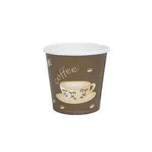 China Manufacturer Supplier Recyclable Biodegradable Disposable Mini Size Custom 2.5 Oz Paper Cup With Lids