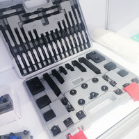 Étau pour machine 58pcs Outils de serrage Kit de serrage en pouces 5/8 ''T Slot Set de serrage en acier