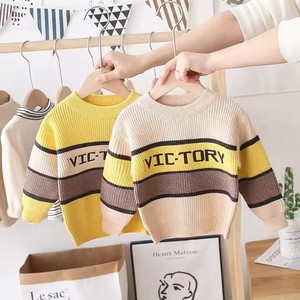Automne et hiver <span class=keywords><strong>pull</strong></span> en tricot pour enfants motif de <span class=keywords><strong>Noël</strong></span> conception de bébé <span class=keywords><strong>garçon</strong></span> en coton chaud avec décoration Jacquard - Product Image 6