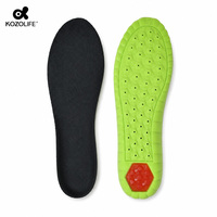 Semelles intérieures de chaussures de sport de basketball en gel PU, soutien de la voûte plantaire hexagonal, respirantes, inserts en nid d'abeille, vente en gros d'usine
