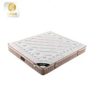 Manufacture Good Quality Material Pocket Spring Mattress Individual pocket spring latex cushion high-end comfortable mattress