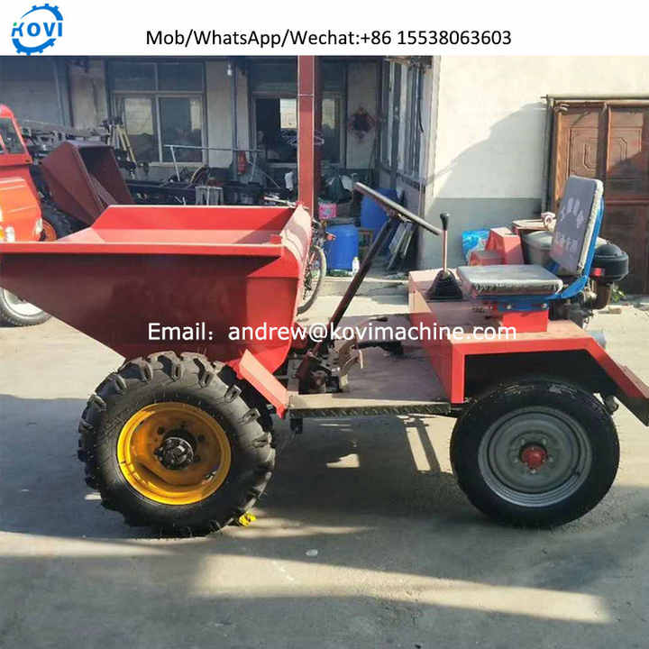 Hydraulic 3500kg Transport Load Dump Tipping Car Trailer Tip Tilting Dumper Truck Price
