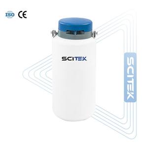 Réservoir d'azote liquide de laboratoire SCITEK série B avec structure en aluminium durable, conception d'isolation sous vide, conception à petite ouverture - Product Image 2