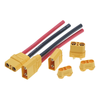 Adaptateur de connecteur banane XT90H-F/M mâle et femelle à courant élevé avec fil pour batterie au lithium