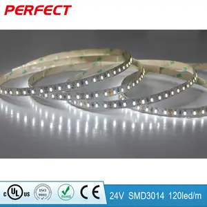 Perfect Smd3014 ไฟ LED Strip Dc 12/24 v 60 120 LEDs ความกว้าง 10 มม.ปรับแต่งคุณภาพสูง Crii ความสว่างไฟ LED 3014 แสง