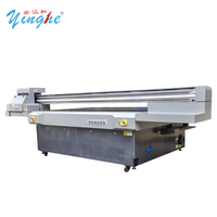 Printer UV Flatbed Multifungsi Berkualitas Tinggi Yinghe 2513 dengan 8 Head G5 untuk Pencetakan Industri