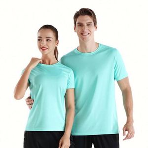 Design Custom Men's and Women's <b>Physical</b> Fitness T-shirts Fitness Round-neck Loose Breathable and Quick-drying T-shirts - Product Image 6