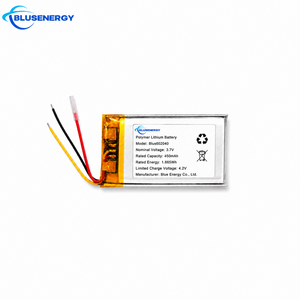 แบตเตอรี่ลิเธียมโพลิเมอร์แบบชาร์จได้ รุ่นสั่งทำพิเศษ 602040 3.7V 450mAh พร้อมแผงป้องกัน BMS สำหรับอุปกรณ์อิเล็กทรอนิกส์ขนาดเล็ก - Product Image 1