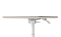 Support d'ordinateur portable réglable en hauteur, rétractable et mobile, avec roulettes, bureau mobile, poste de travail debout
