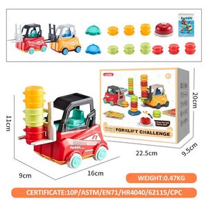 Zhorya Kids Cognitive Educational <b>Toy</b> Color Forklift Challenge Children <b>Montessori</b> Balancing Stacking <b>Toys</b> - Product Image 6