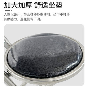 Bâton de marche Misuku avec siège 130 cm en acier inoxydable pliable pour personnes handicapées - Product Image 3