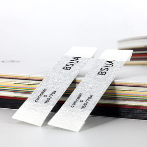 Étiquettes tissées personnalisées de luxe en damassé pour vêtements, étiquettes de vêtements personnalisées avec logo, pliage central, polyester écologique pour vêtements - Product Image 2