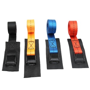 <span class=keywords><strong>Sangle</strong></span> d'<span class=keywords><strong>arrimage</strong></span> à boucle à came de 25 mm (1 pouce), résistance à la rupture de 250 kg, ceinture de fixation métallique à verrouillage par came pour bagages, cargaison, remorque - Product Image 1
