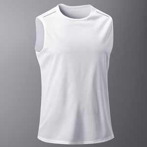 Vestes de sport pour hommes en gros, sans manches, t-shirt ample, personnalisé, séchage rapide, fitness, basketball, <span class=keywords><strong>débardeur</strong></span> de compression pour hommes - Product Image 1