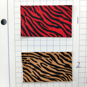 Rollo de tela de piel sintética con estampado de <span class=keywords><strong>cebra</strong></span>, bolsa de mano para disfraces - Product Image 2