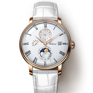 <span class=keywords><strong>Montre</strong></span> de luxe pour <span class=keywords><strong>femme</strong></span> en acier inoxydable, nouveau design, <span class=keywords><strong>mouvement</strong></span> entièrement <span class=keywords><strong>automatique</strong></span>, résistante à l'eau, montres de business en cuir - Product Image 1