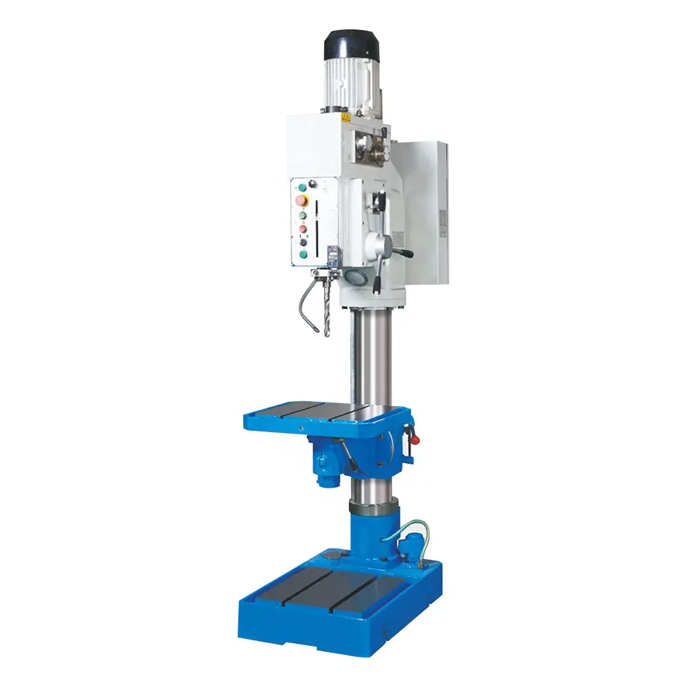 Upright drilling machine with round column small vertical drill for metal machining