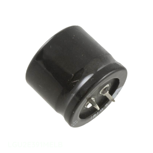ตัวเก็บประจุแบบมีรูสำหรับ LGU2E391MELB สารส้ม390 uF 20% 250V Snap th 390 uF - Product Image 1