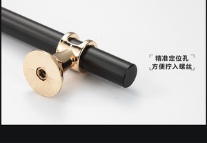 Bouton de poignée en T en aluminium bon marché en gros pour l'application extérieure pour le matériel de cuisine de chambre à coucher d'armoire de commode dans les hôtels nouveau - Product Image 2