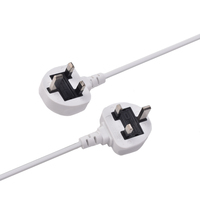 Enchufe británico europeo BS certificado Weilang enchufe retráctil cable de alimentación manguera carrete SJTW blanco fábrica personalizada 13A/15A Goma
