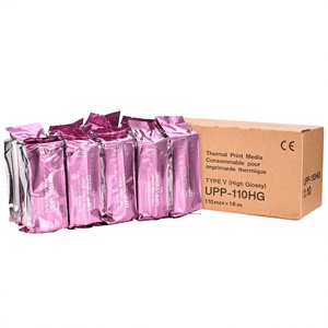 Papel térmico brillante para caja registradora UPP-110HG Tipo V, papel para recibos de 110 mm x 18 m para impresoras Sony Mitsubishi - Product Image 3
