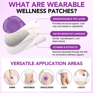 SOLOTREE Private Label OEM 30 Contagens Biodegradável Natural Melhorando Patches de Foco para Crianças Adultos Apoio Foco Profundo - Product Image 4