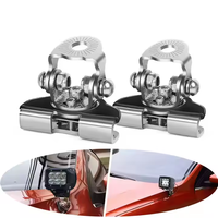 304 support pince voiture moteur capot lumière LED montage capot support de lampe pour SUV camion travail barre lumineuse