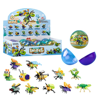 Mini figuras de insectos, bloques de construcción, juguete en cápsula, 2021