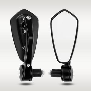 ปลายแฮนด์มอเตอร์ไซค์แบบปรับได้ขนาด 22 มม. สไตล์เรโทร พร้อมกระจกมองหลังแบบนูนคุณภาพพรีเมียม อุปกรณ์เสริมสะท้อนแสง - Product Image 6