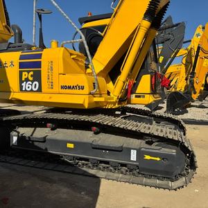 Meilleur prix pour une excavatrice d'occasion Komatsu PC160 de 16 tonnes, excavatrice d'occasion de taille moyenne avec moteur d'origine EPA - Product Image 4