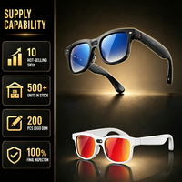 Lunettes Intelligentes Meta AI pour Vidéo 4K Haute Qualité, Film à Changement de Couleur, Caméra 8MP, Écran, Étanchéité IP67, Verres à Transition