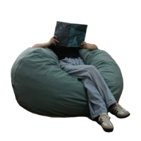 Hot Brown Lazy Sitzsack Bett Keine Füllstoffe Schlafzimmer Wohnzimmer Sitzsack Sofa bezug Sofa Shell
