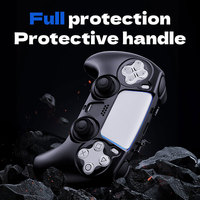 Étui en fibre de carbone léger Laudtec Slim pour contrôleur PS5 360 coque rigide Anti-chute housse de protection accessoire antichoc
