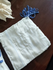 Gasa estéril, esponja laparoscópica y compresa abdominal con rayos X, 12 capas 19*14 con lazo azul, lavada y sin <span class=keywords><strong>lavar</strong></span>. - Product Image 2