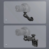 1/4 "-20 modèle fileté à 24mm adaptateur de boule 1.5'' support de guidon de caméra d'action pour Go Pro adaptateur de trépied rotule pour Ram