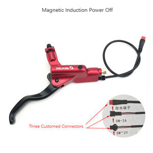 Frenos de Disco Hidráulicos OEM Personalizados ZOOM HB876E de 4 Pistones con Sensor de Corte de Energía para Patinete Eléctrico y Bicicleta Eléctrica - Product Image 3