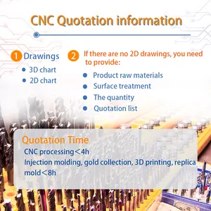 Grande lotto di produzione efficiente di lavorazione CNC servizio di lavorazione in lega di alluminio CNC
