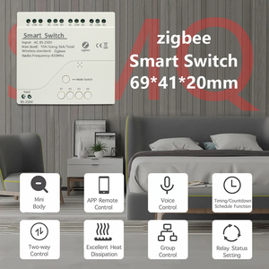 Thông minh ZigBee chuyển đổi điều khiển từ xa 4 CH <span class=keywords><strong>Relay</strong></span> Board Wifi RF nhận được 110V 220V 85-250V thông minh mô-đun hẹn giờ 10A - Product Image 3