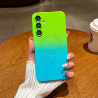 Compatible avec Samsung Galaxy A57 A37, étui de protection en TPU à motif dégradé, à aspiration magnétique, léger et fin