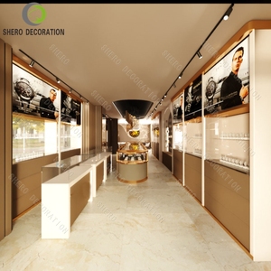 Customizable Display Showcase <b>for</b> Watch Retail Stores Interior Design Wall Mounted Watch Display Case - Product Image 5