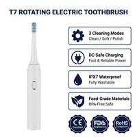 Brosse à dents électrique sonique pour adultes, vente en gros d'usine, IPX7, chargement USB, poils souples, prise en charge OEM ODM, logo personnalisé