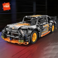 Vente en gros usine : Ensemble de blocs de construction de voitures de course à rétrofriction, modèle de voiture de sport à l'échelle 1:18, jouet de construction en briques, prêt à être expédié
